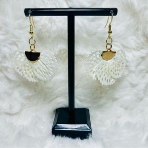 Dangle Peacock Tail Earrings